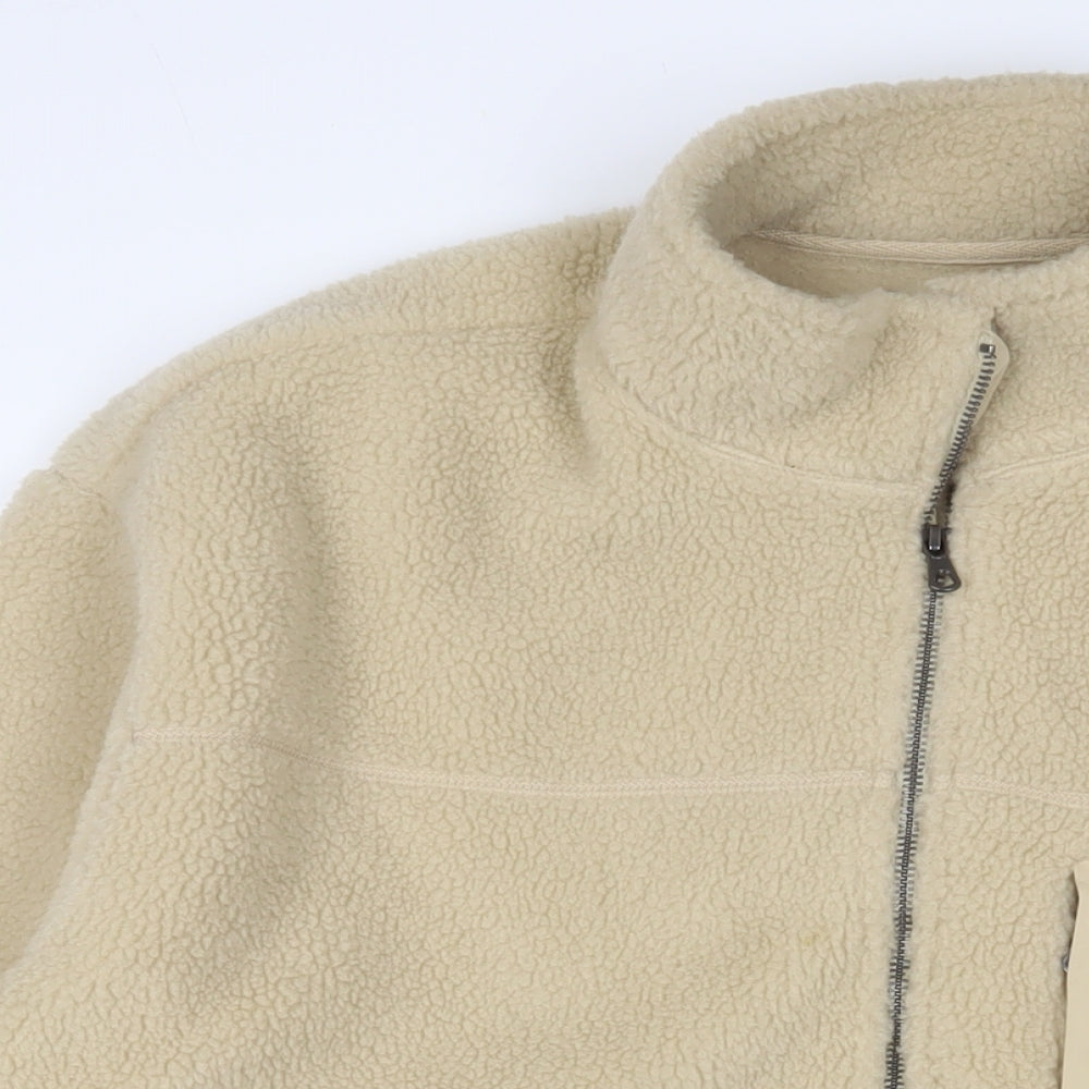 Old Navy Mens Beige Jacket Size XL Zip - Tall