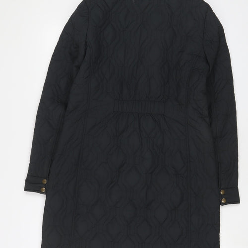 Lands' End Womens Black Quilted Jacket Size XS Zip