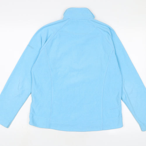 F.LLI Campagnolo Womens Blue Polyester Pullover Sweatshirt Size 14 Zip
