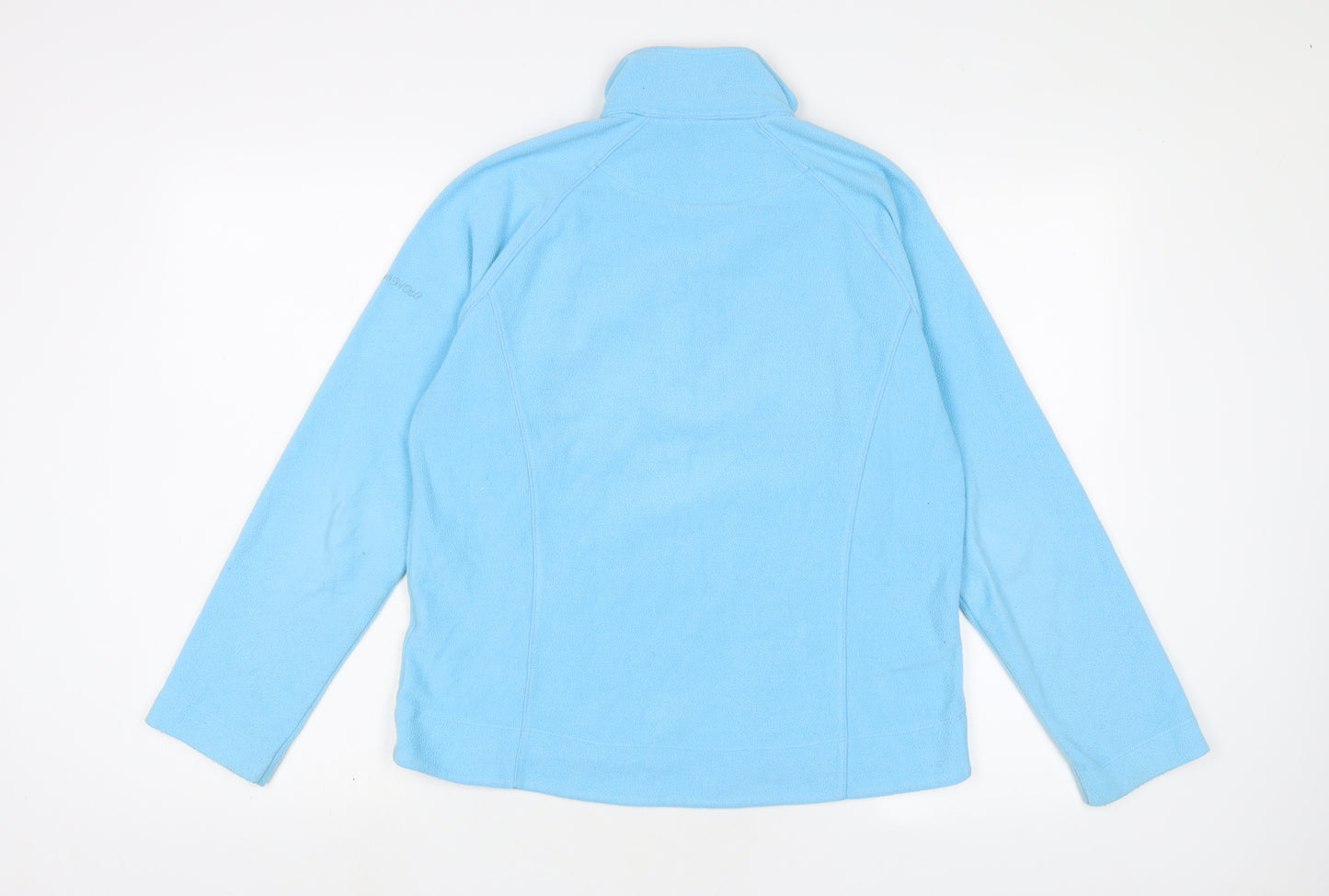 F.LLI Campagnolo Womens Blue Polyester Pullover Sweatshirt Size 14 Zip