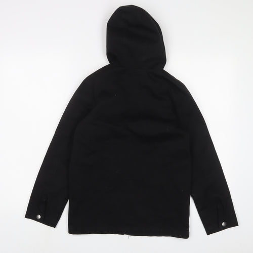 DC Shoes Boys Black Jacket Size 12 Years Zip