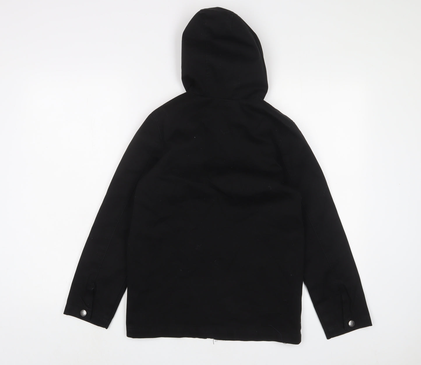 DC Shoes Boys Black Jacket Size 12 Years Zip
