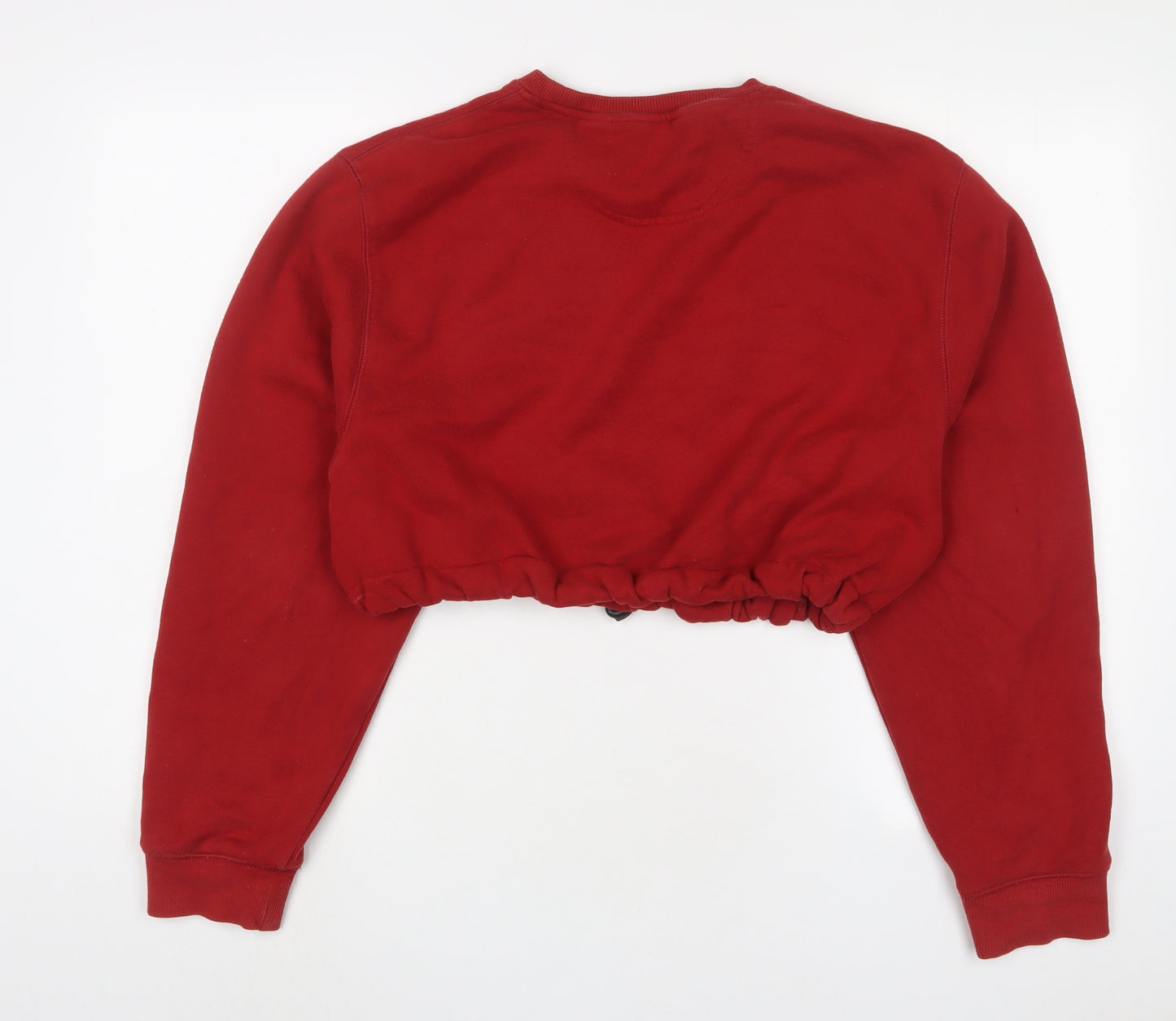 IZOD Womens Red Cotton Pullover Sweatshirt Size XL Pullover - Cropped