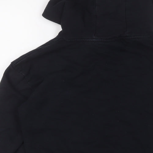FRIENDS Girls Black Cotton Pullover Hoodie Size 11-12 Years Pullover