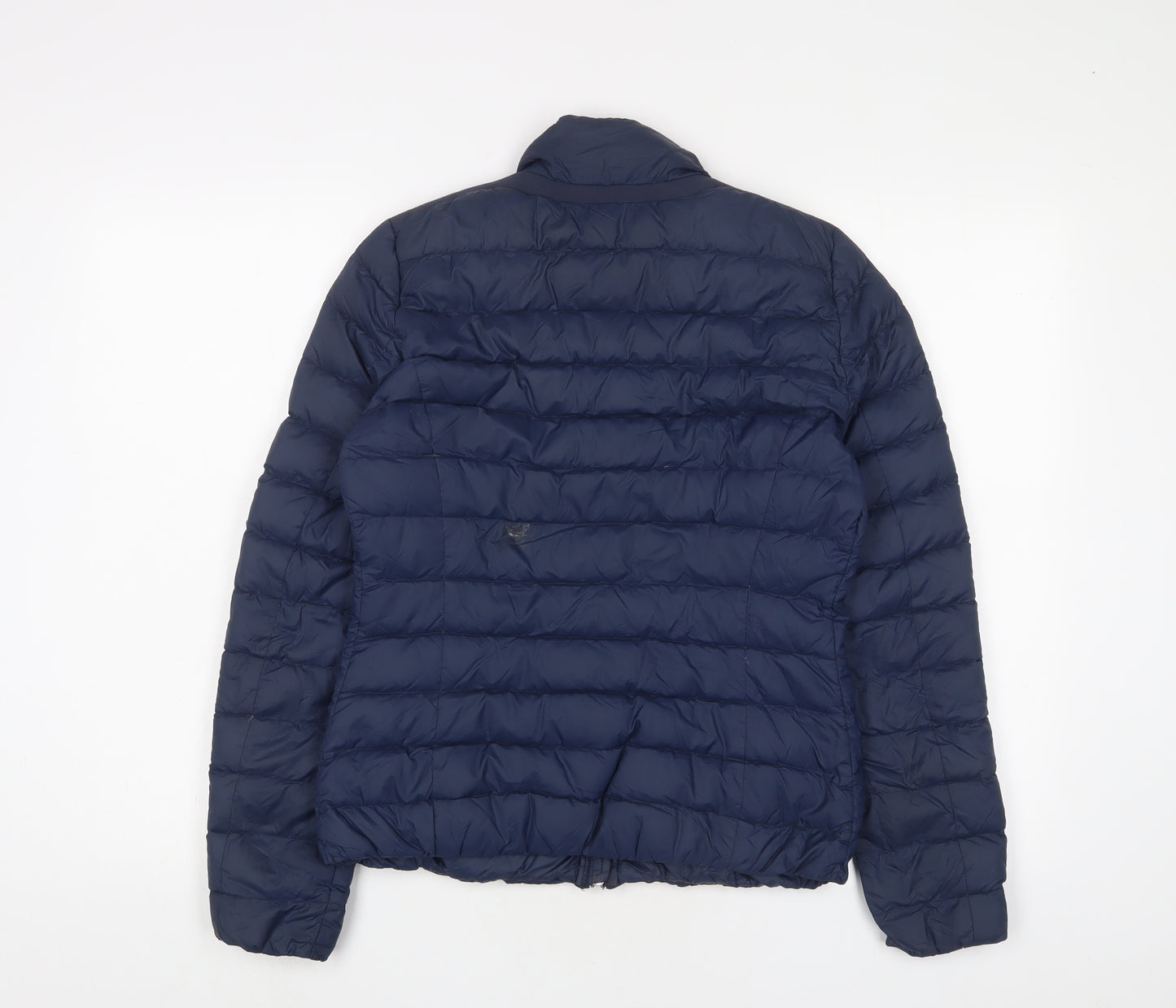 Geox Womens Blue Puffer Jacket Jacket Size 8 Zip