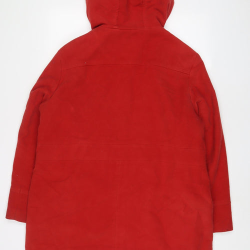 White Stuff Womens Red Jacket Coat Size 18 Zip