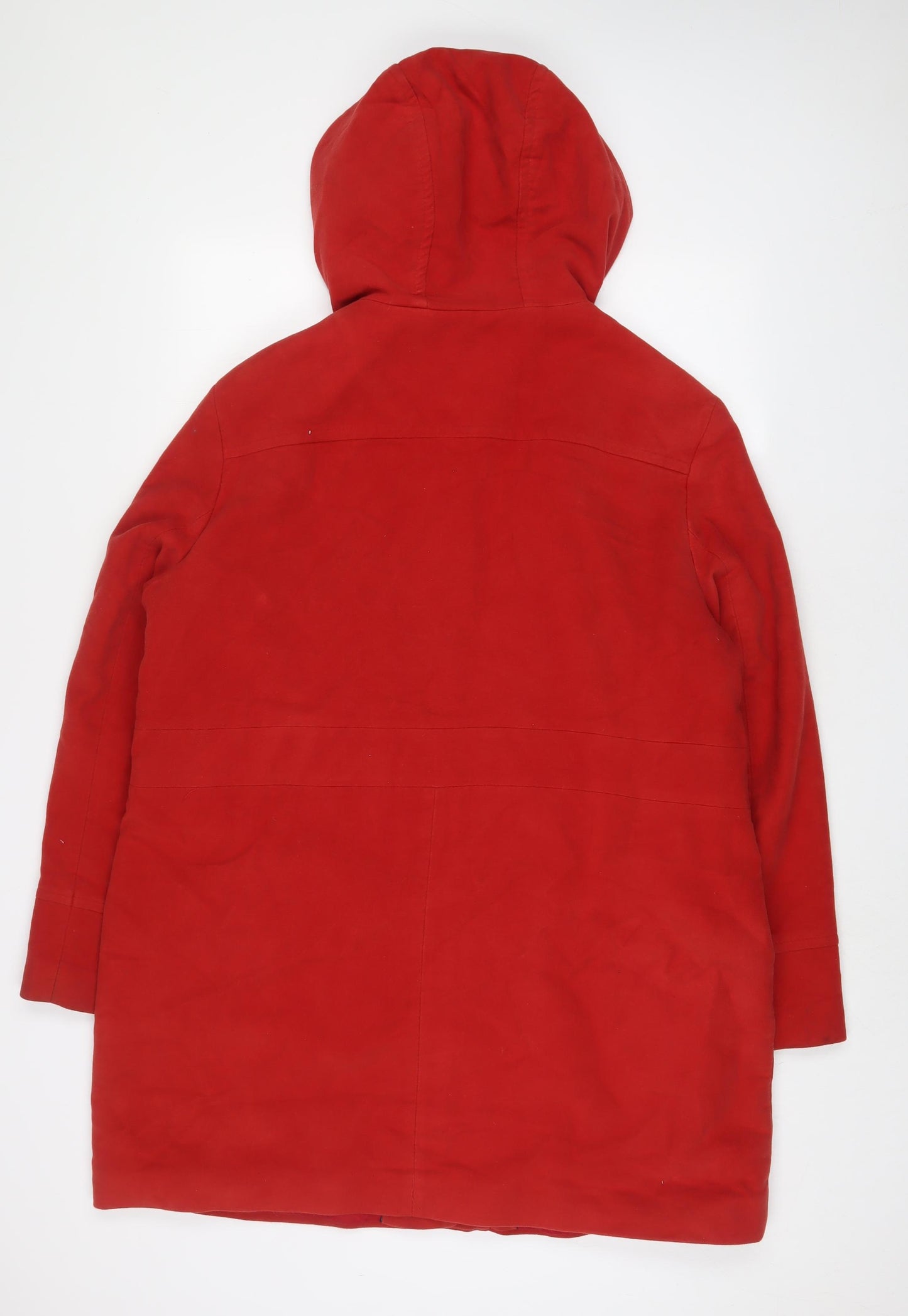 White Stuff Womens Red Jacket Coat Size 18 Zip