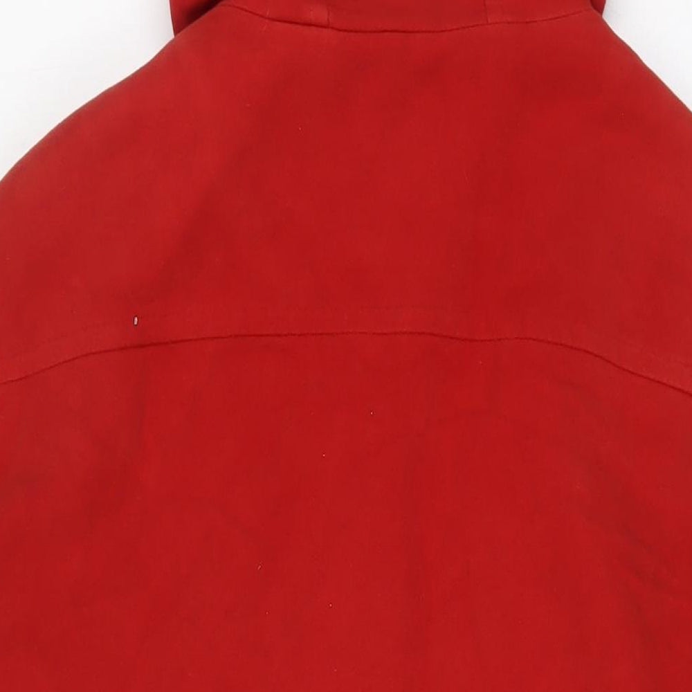 White Stuff Womens Red Jacket Coat Size 18 Zip