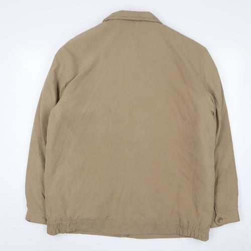 Greenwoods Mens Brown Jacket Size XL Zip