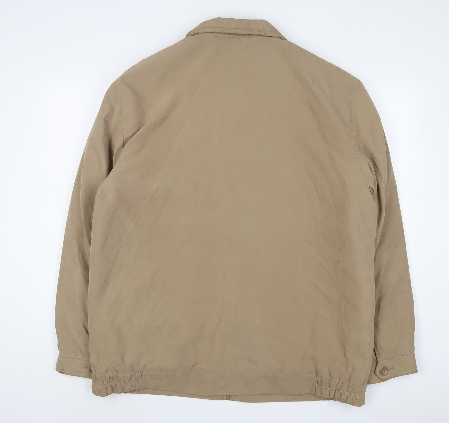 Greenwoods Mens Brown Jacket Size XL Zip