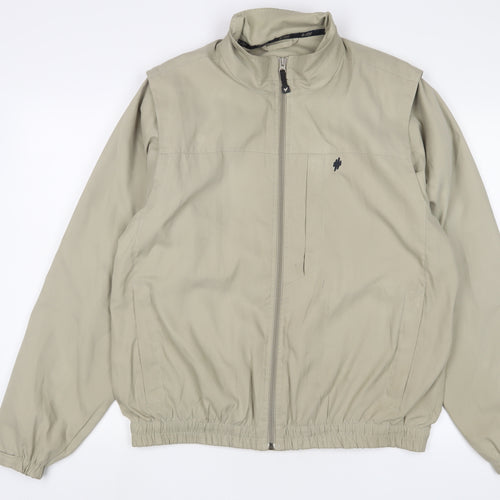 Marks and Spencer Mens Beige Jacket Size M Zip