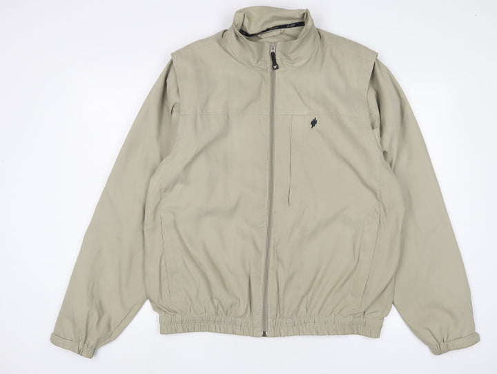 Marks and Spencer Mens Beige Jacket Size M Zip