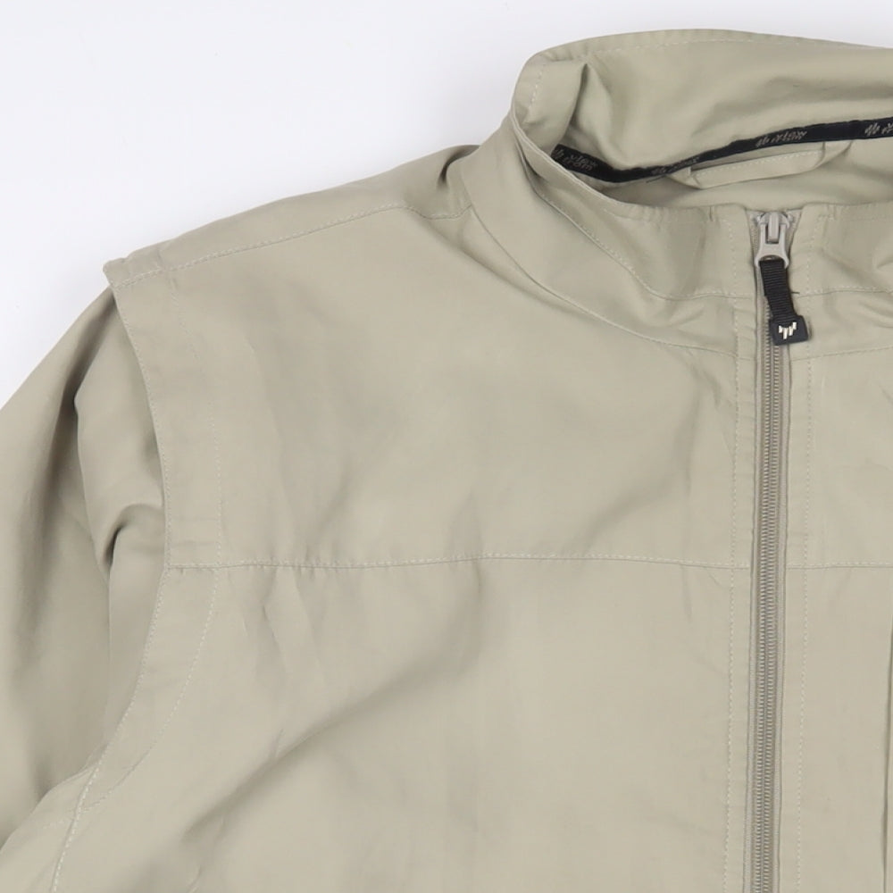 Marks and Spencer Mens Beige Jacket Size M Zip