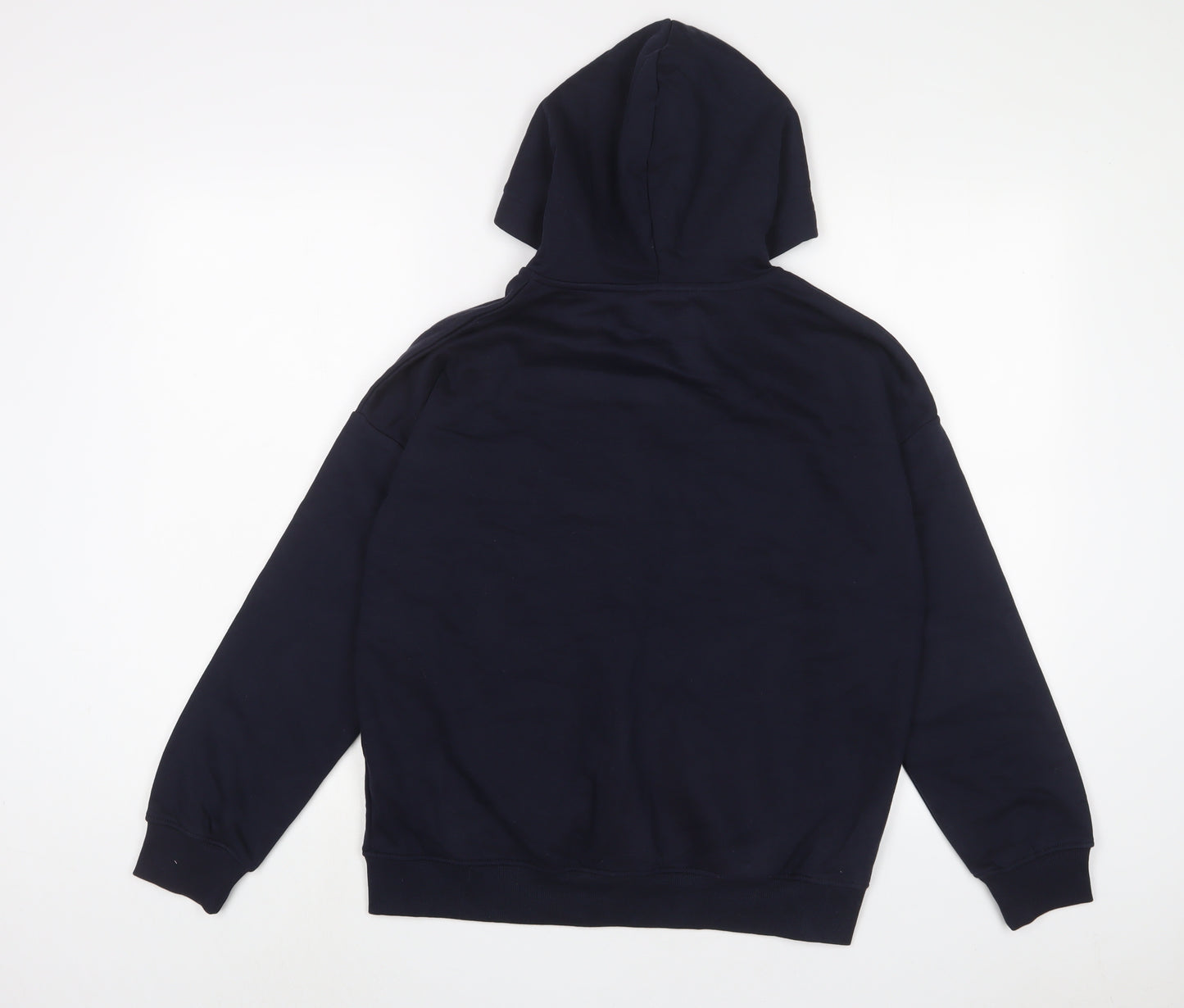 Marks and Spencer Boys Blue Cotton Full Zip Hoodie Size 12-13 Years Zip
