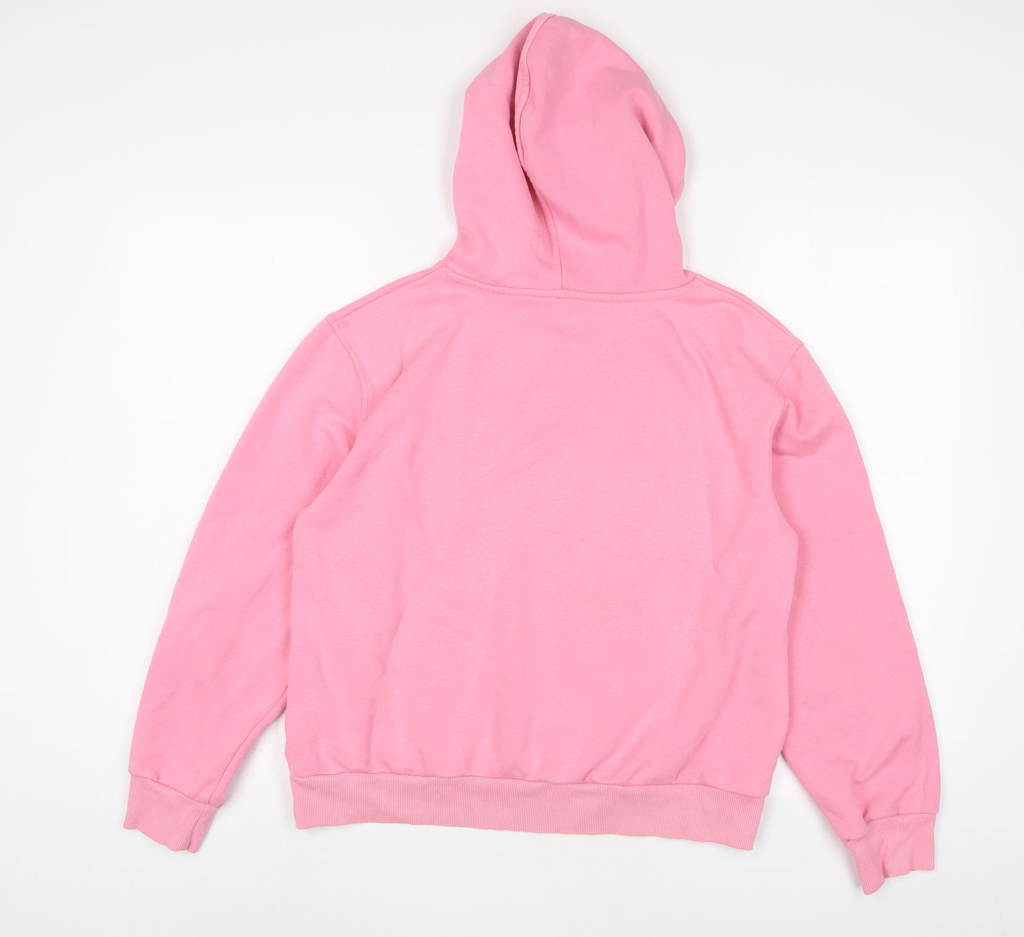 Marks and Spencer Womens Pink Cotton Pullover Hoodie Size 10 Pullover - Bonjour