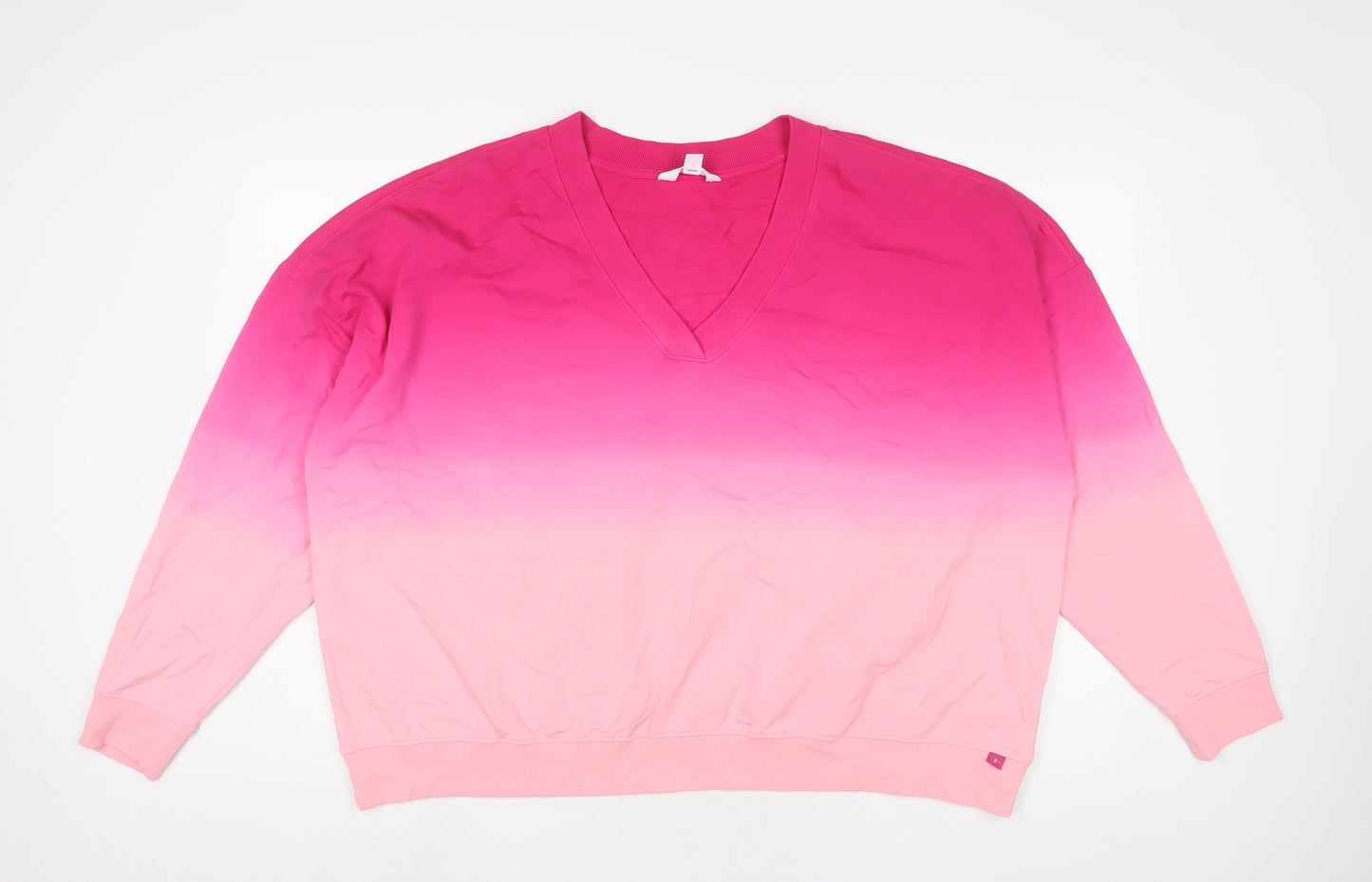 By Boutique Womens Pink Cotton Pullover Sweatshirt Size L Pullover