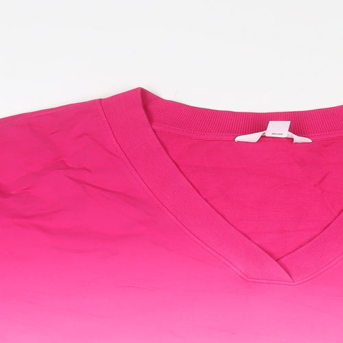 By Boutique Womens Pink Cotton Pullover Sweatshirt Size L Pullover