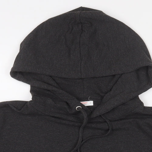 John Lewis Womens Grey Polyester Pullover Hoodie Size S Pullover