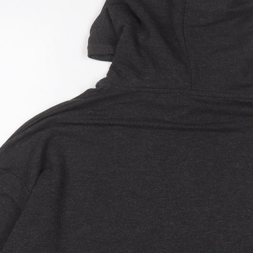 John Lewis Womens Grey Polyester Pullover Hoodie Size S Pullover