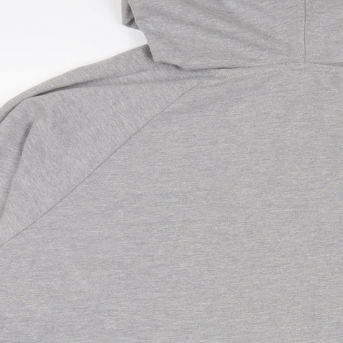 Simply Be Womens Grey Cotton Pullover Hoodie Size 20 Pullover
