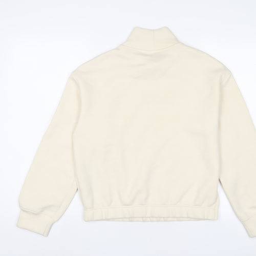 Marks and Spencer Womens Beige Polyester Pullover Sweatshirt Size S Pullover