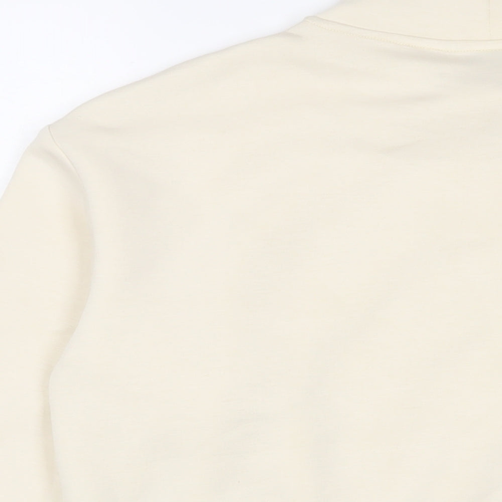 Marks and Spencer Womens Beige Polyester Pullover Sweatshirt Size S Pullover