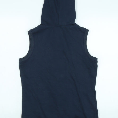 M&Co Womens Blue Gilet Waistcoat Size 10 Zip