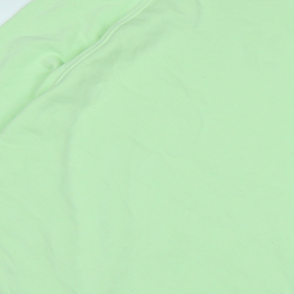 Good Move Womens Green Polyester Pullover Sweatshirt Size 14