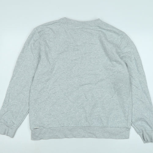 Marks and Spencer Womens Grey Polyester Pullover Sweatshirt Size M