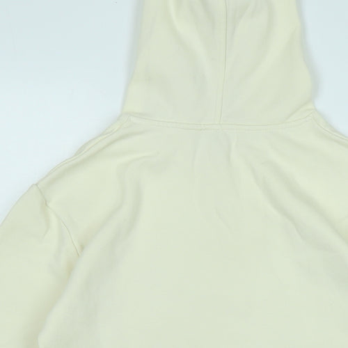 River Island Girls Ivory Polyester Pullover Hoodie Size 9-10 Years