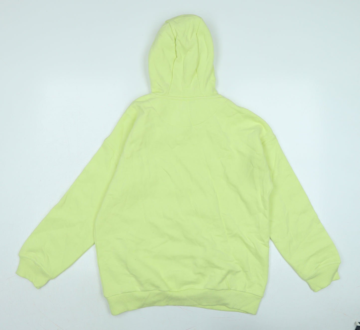 Marks and Spencer Boys Green Polyester Pullover Hoodie Size 13-14 Years
