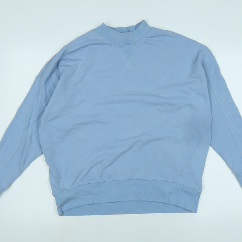 New Look Womens Blue Polyester Pullover Sweatshirt Size 8