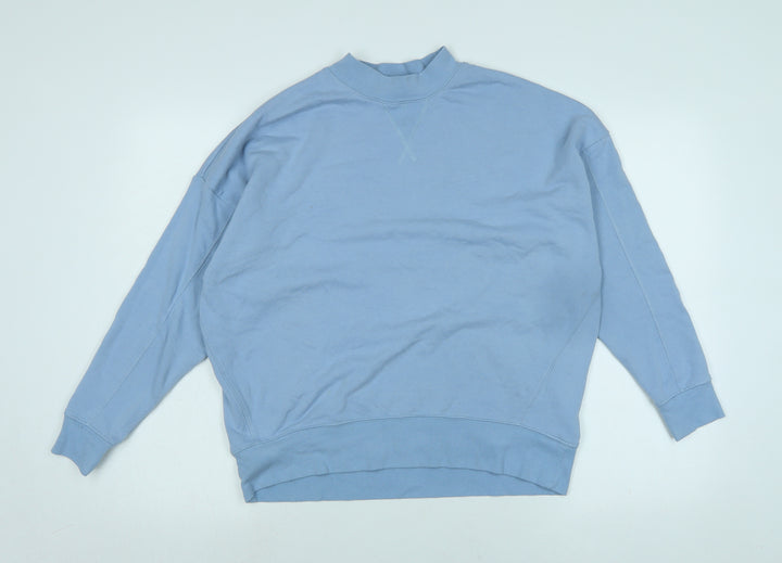 New Look Womens Blue Polyester Pullover Sweatshirt Size 8