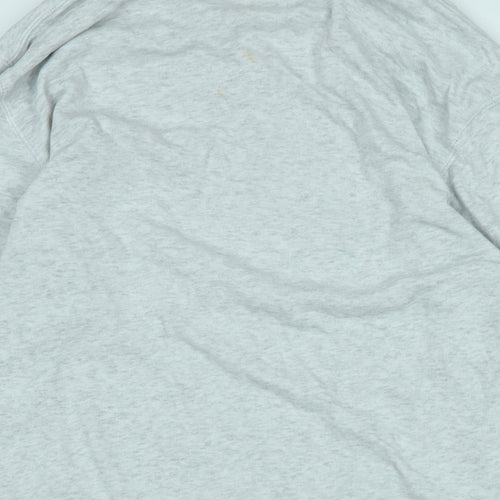 Divided Womens Grey Cotton Pullover Sweatshirt Size M