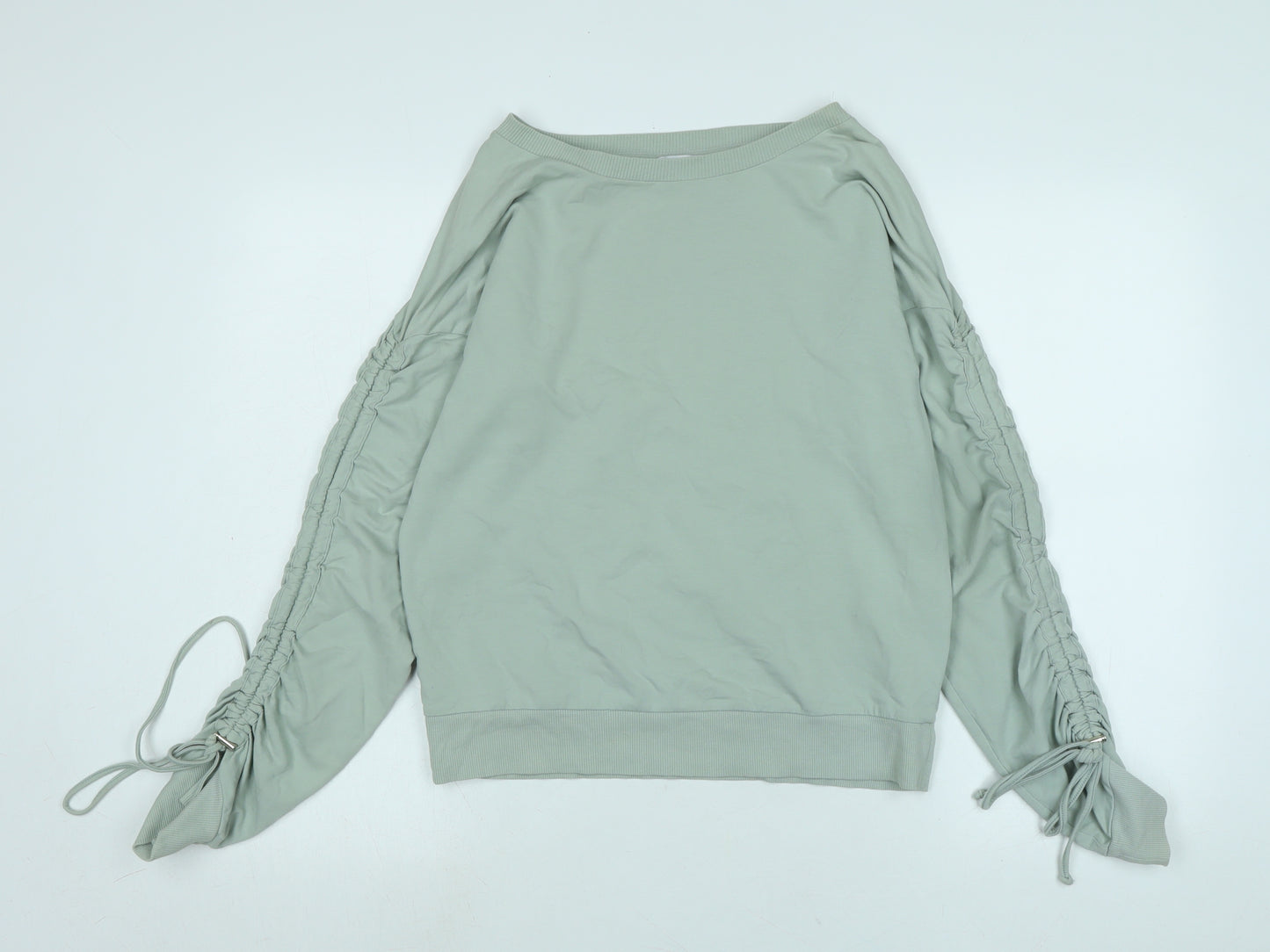 NEXT Womens Green Polyester Pullover Sweatshirt Size 8