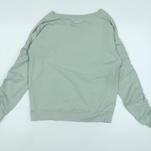 NEXT Womens Green Polyester Pullover Sweatshirt Size 8
