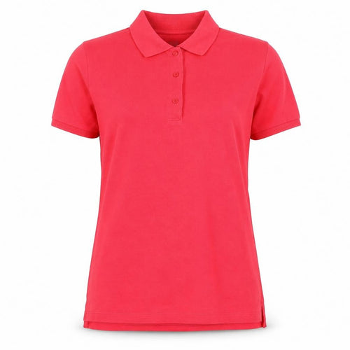 Uniqlo Womens Pink Cotton Basic Polo Size M Collared