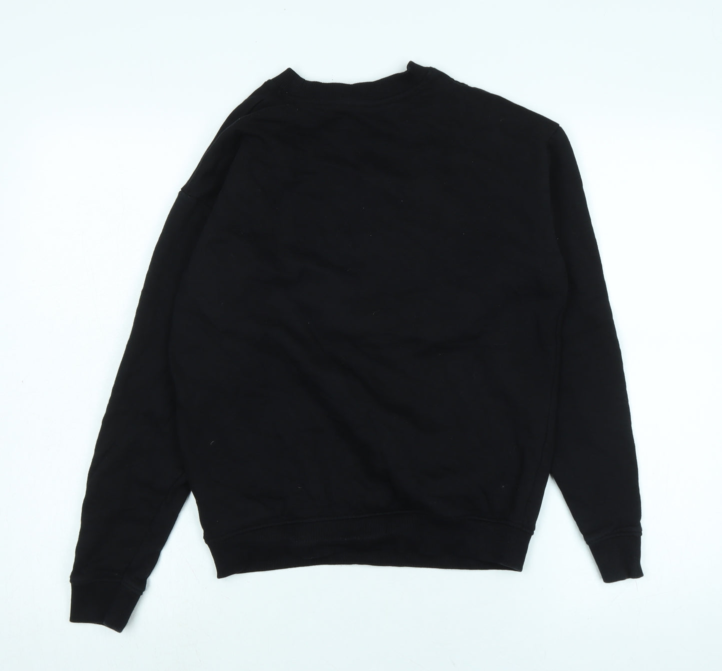 Teemil Womens Black Polyester Pullover Sweatshirt Size 10