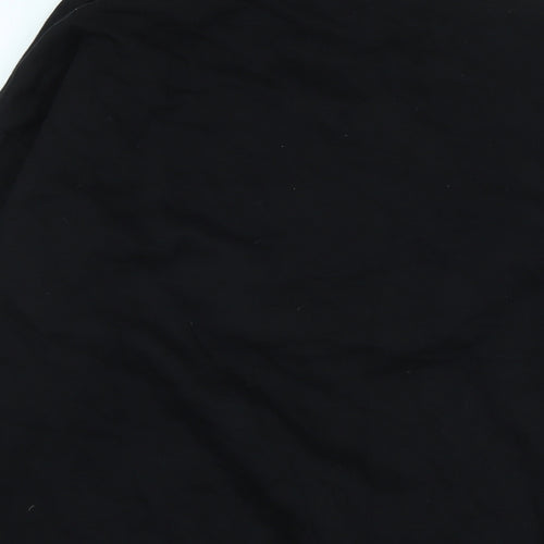 Teemil Womens Black Polyester Pullover Sweatshirt Size 10
