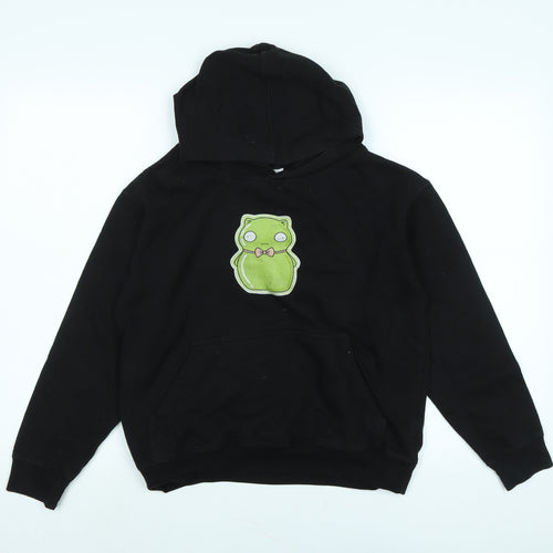 Live Lie Boys Black Polyester Pullover Hoodie Size L