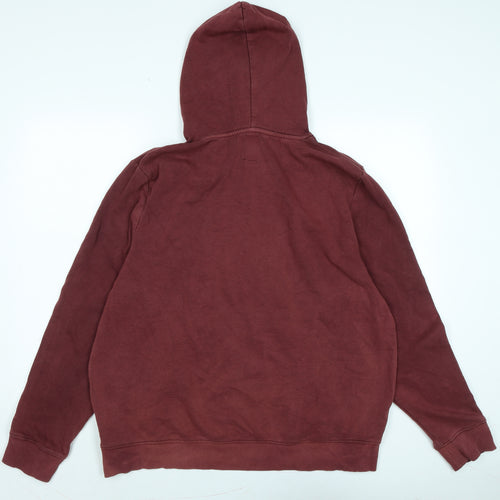 New Look Womens Red Polyester Pullover Hoodie Size XL