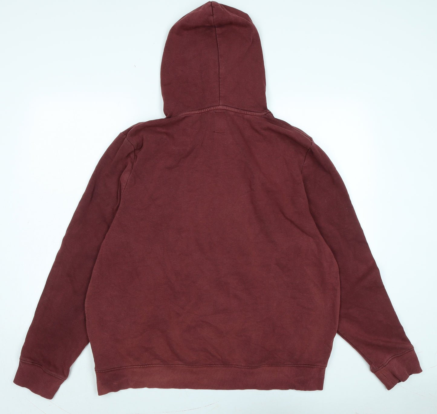 New Look Womens Red Polyester Pullover Hoodie Size XL