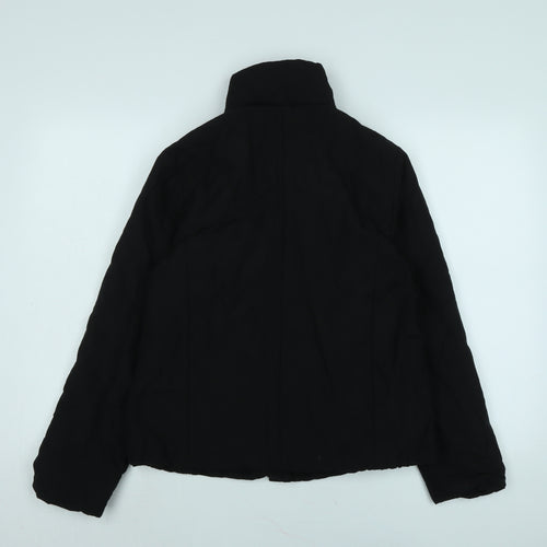 Minuet Womens Black Jacket Size 10 Button