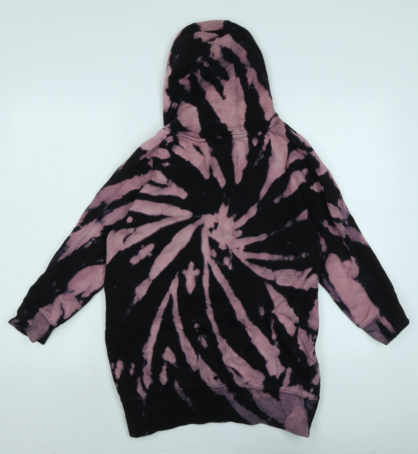 NEXT Girls Black Cotton Pullover Hoodie Size 9 Years
