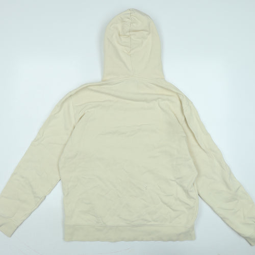 Marks and Spencer Womens Beige Polyester Pullover Hoodie Size L