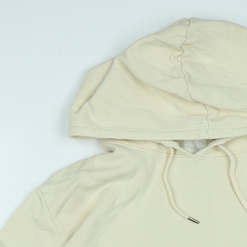 Marks and Spencer Womens Beige Polyester Pullover Hoodie Size L