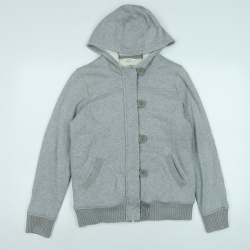 Marks and Spencer Womens Grey Jacket Size 12 Zip