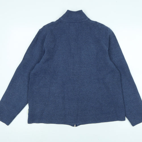 Marks and Spencer Womens Blue Jacket Size M Zip