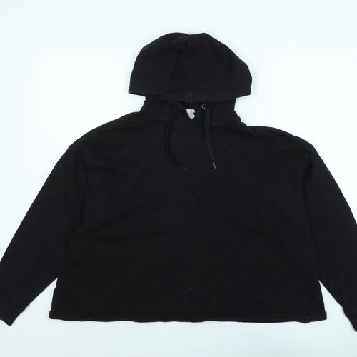 ASOS Womens Black Polyester Pullover Hoodie Size 8