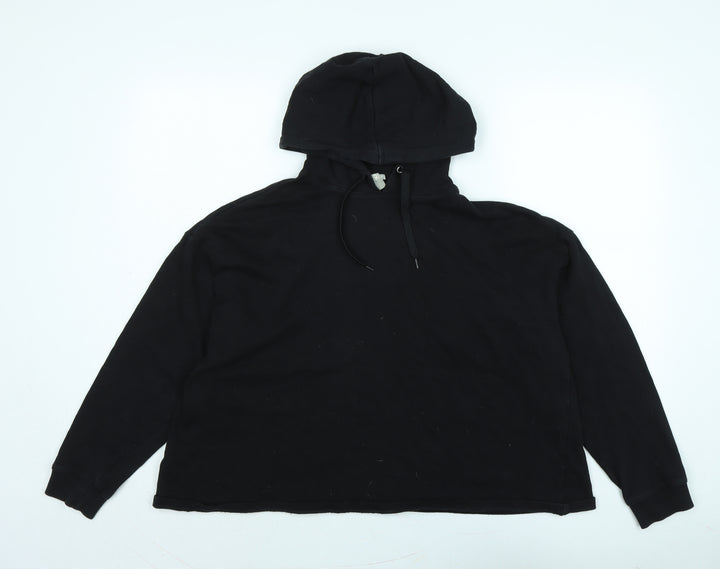ASOS Womens Black Polyester Pullover Hoodie Size 8